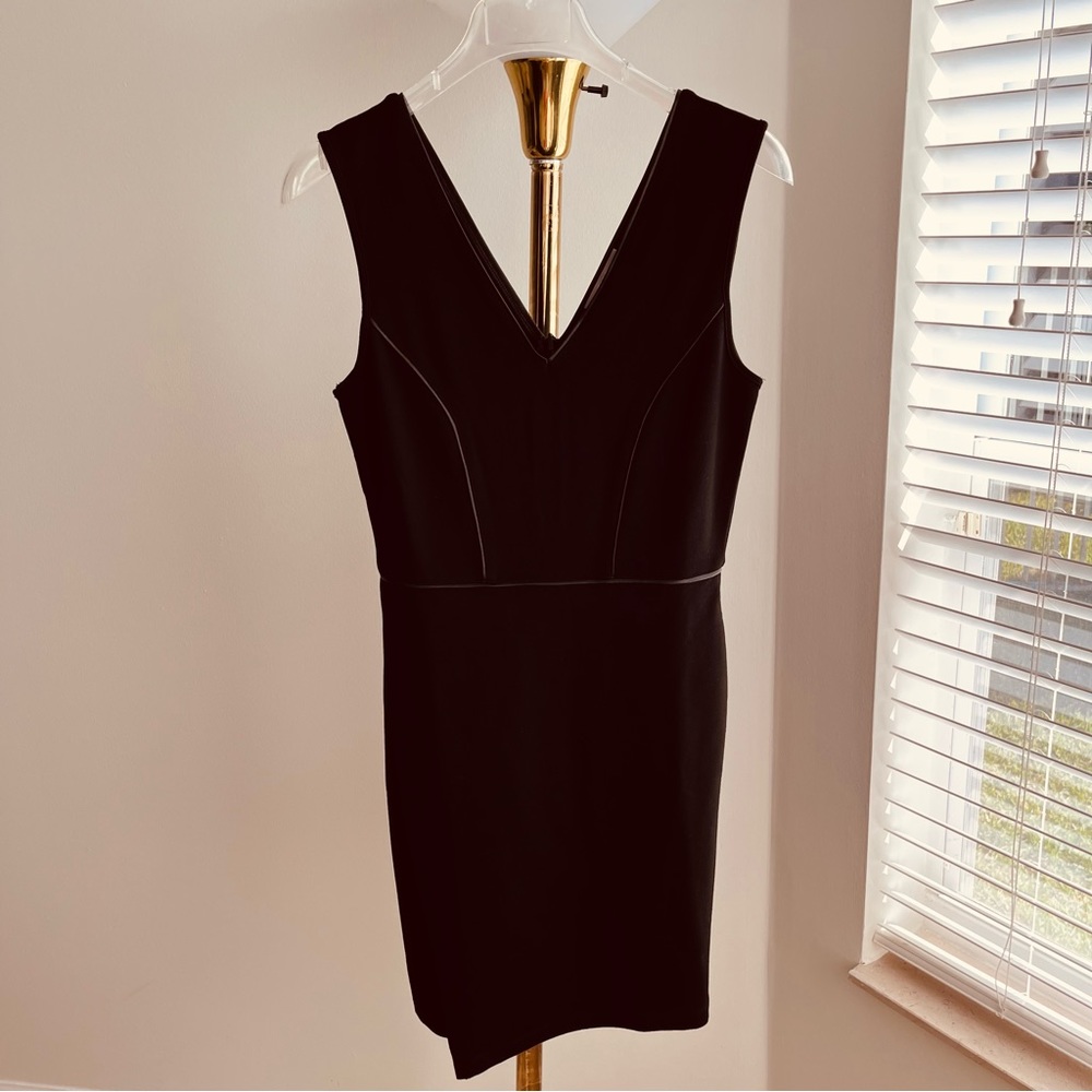 Tart Leather Trim Dress